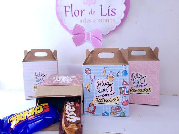 Caixinha Dia dos Professores Personalizado para Bombons