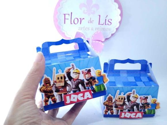 Caixinha Maleta Festa Game Roblox Personalizada