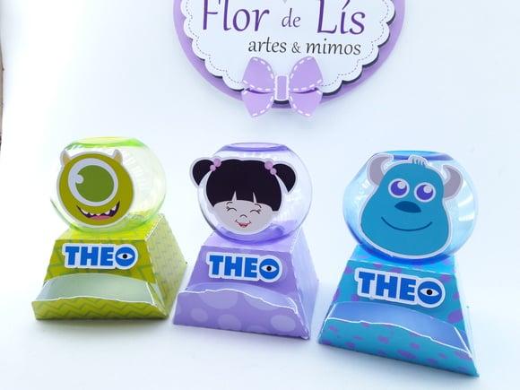 Caixinha Mini Baleiro Monstros Sa
