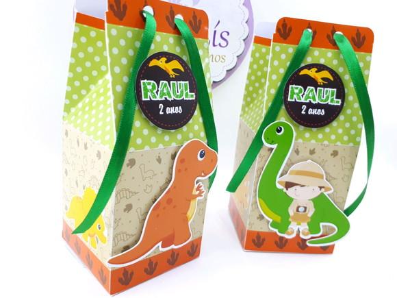 Caixinha Milk Dinossauro Cute Caixa