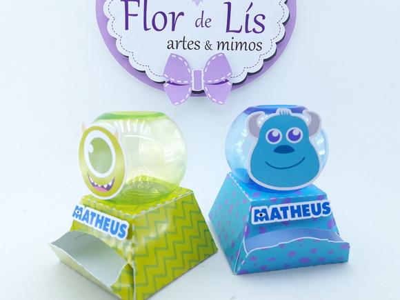 Caixinha Mini Baleiro Monstros Sa