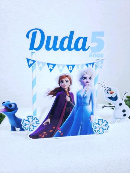 Cake Topper Frozen 2 Topo Bolo