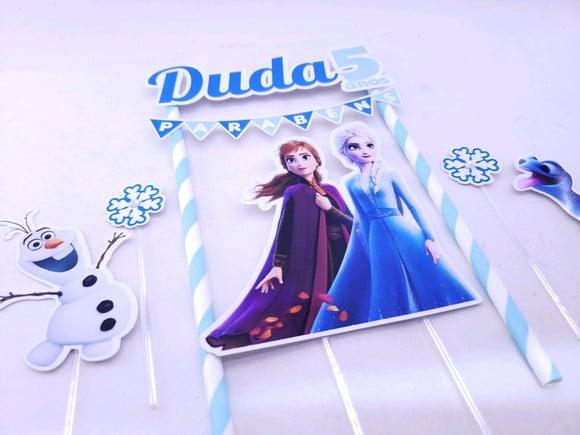 Cake Topper Frozen 2 Topo Bolo