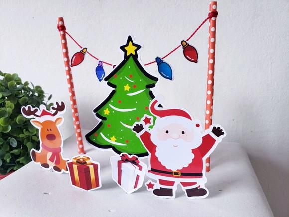 Cake Topper Noite de Natal Topo Bolo