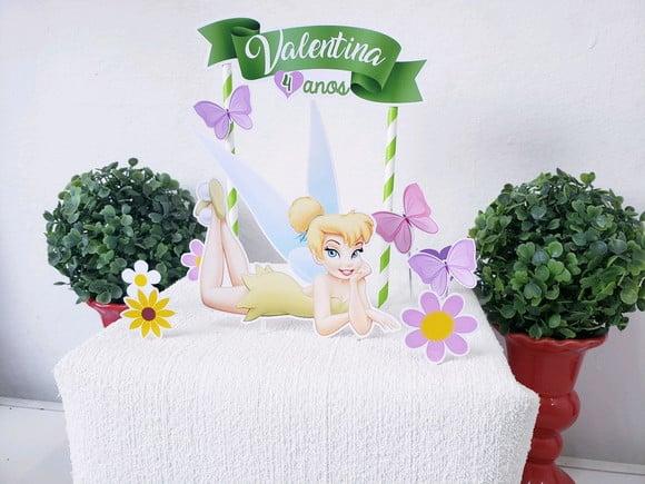 Cake Topper Sininho Tinker Bell Topo Bolo Rei Leão