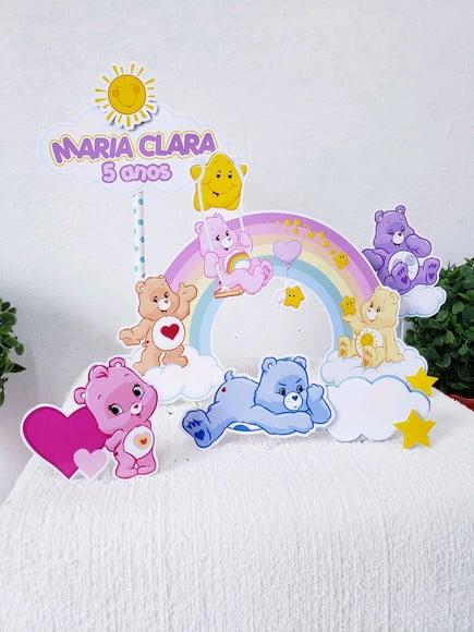 Cake Topper Ursinhos Carinhosos Topo Bolo
