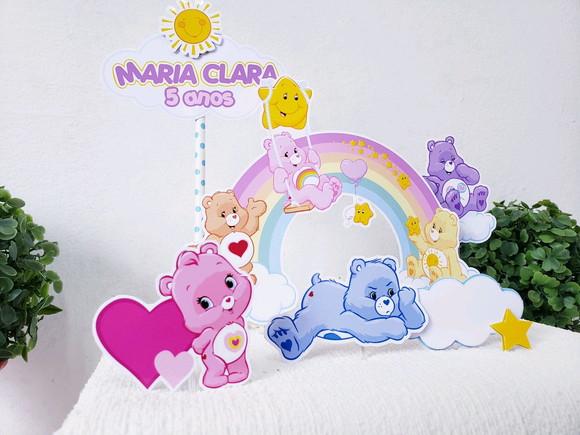 Cake Topper Ursinhos Carinhosos Topo Bolo