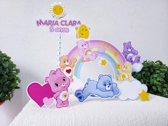 Cake Topper Ursinhos Carinhosos Topo Bolo