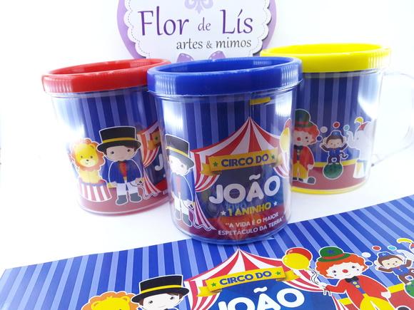Caneca Rosqueável Circo