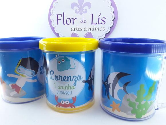 Caneca Rosqueável Fundo do Mar