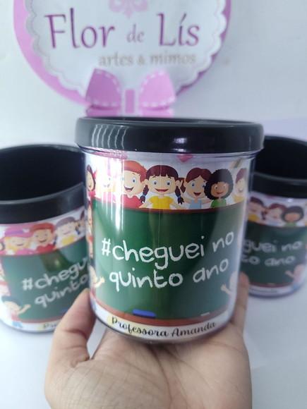 Caneca Rosqueável Personalizada Volta às Aulas Escolar