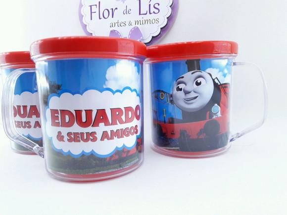 Caneca Rosqueável Thomas e Amigos