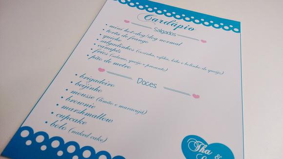 Cardápio Simples Qualquer Tema