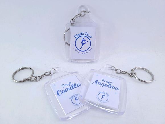 Chaveiro Acrílico Personalizado com Logo Brinde Empresa