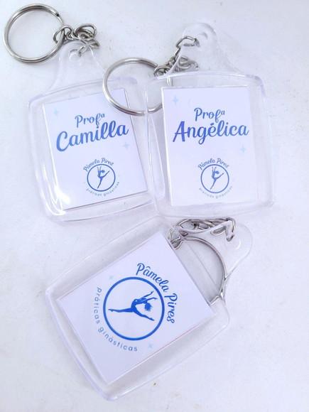 Chaveiro Acrílico Personalizado com Logo Brinde Empresa