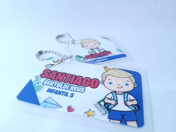 Chaveiro Escolar Menino Aulas para Mochila e Lancheira