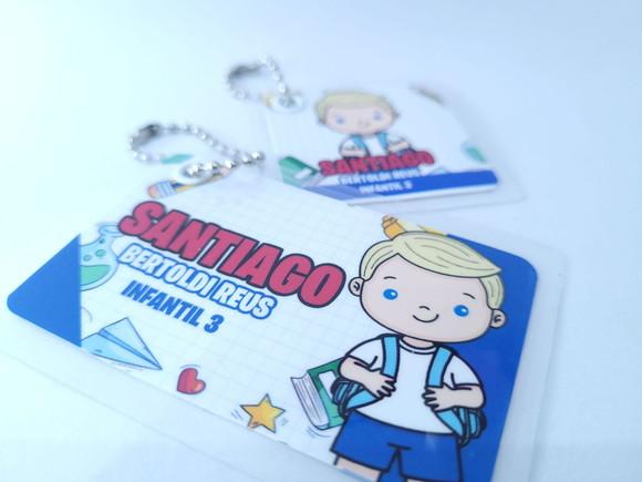 Chaveiro Escolar Menino Aulas para Mochila e Lancheira