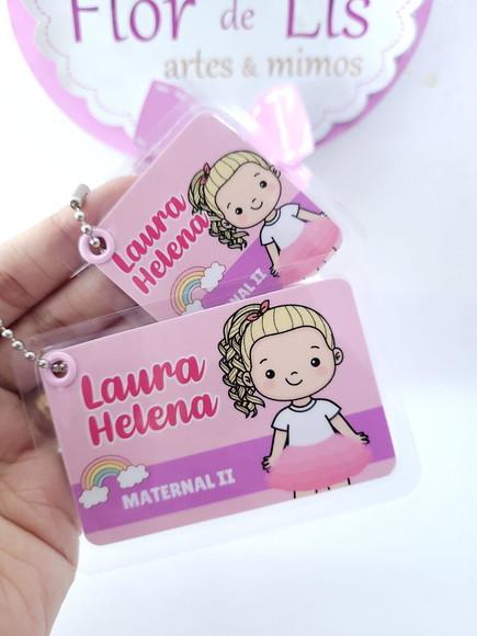 Chaveiros Menina para Mochila e Lancheira Escolar