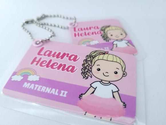 Chaveiros Menina para Mochila e Lancheira Escolar