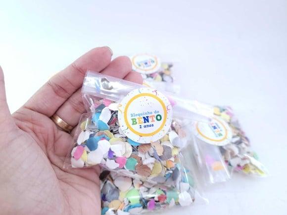 Confete de Papel Personalizado para Carnaval Bloquinho