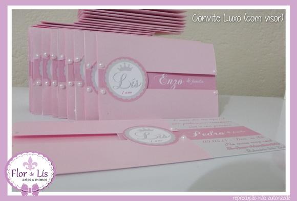 Convite Princesa (visor)