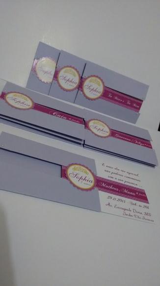 Convite Princesa Sofia (visor)