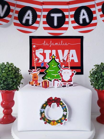 Decoração de Natal Personalizada Festa em Casa
