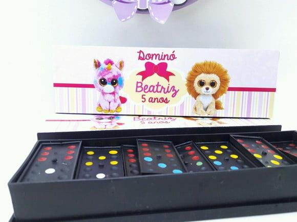 Dominó Personalizado Beanie Boos