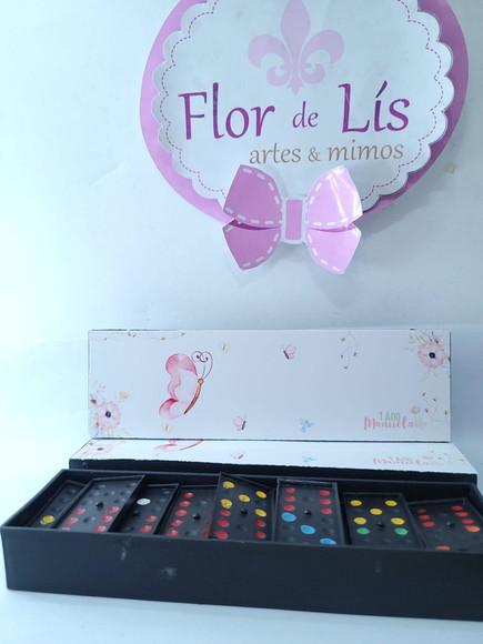 Dominó Personalizado Borboleta Jardim Encantado Lembrancinha