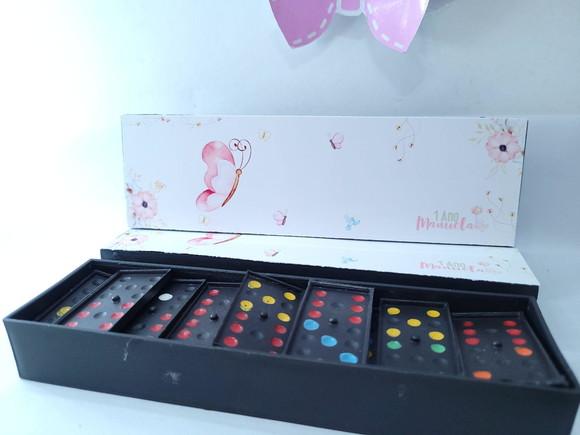 Dominó Personalizado Borboleta Jardim Encantado Lembrancinha