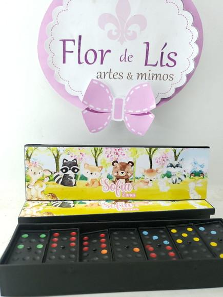 Dominó Personalizado Bosque Aquarela Encantado