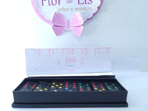 Dominó Personalizado Doceria Granulado Candy Color