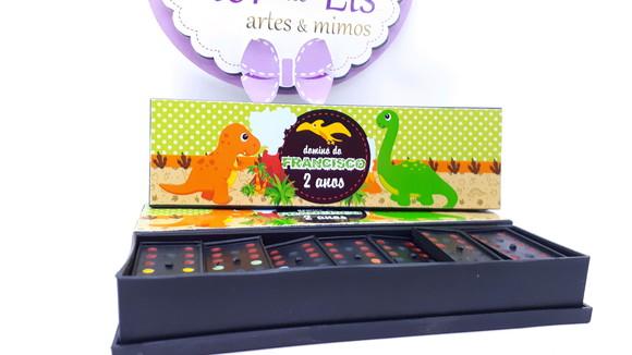 Dominó Personalizado Dinossauro Cute