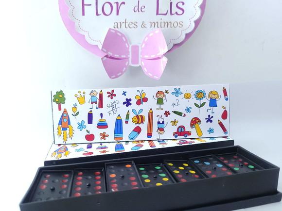 Dominó Personalizado Dia das Crianças Brinde Escolar Férias