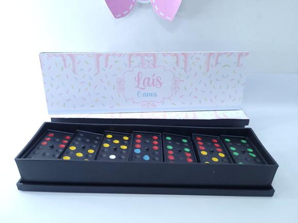 Dominó Personalizado Doceria Granulado Candy Color