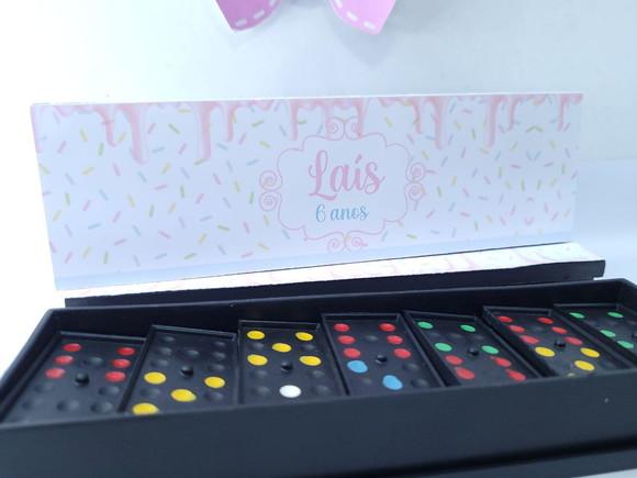 Dominó Personalizado Doceria Granulado Candy Color