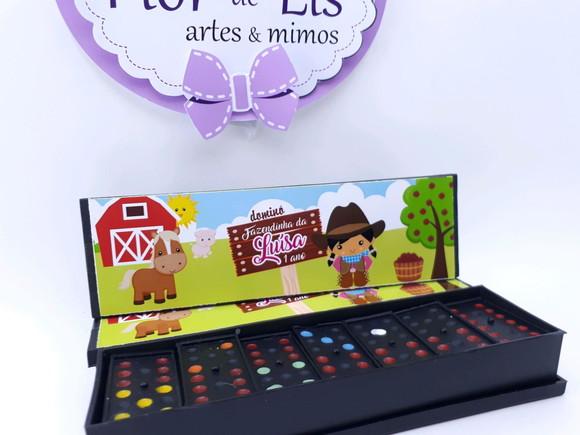 Dominó Personalizado Fazendinha Menina