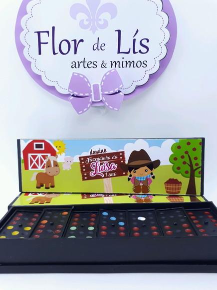 Dominó Personalizado Fazendinha Menina