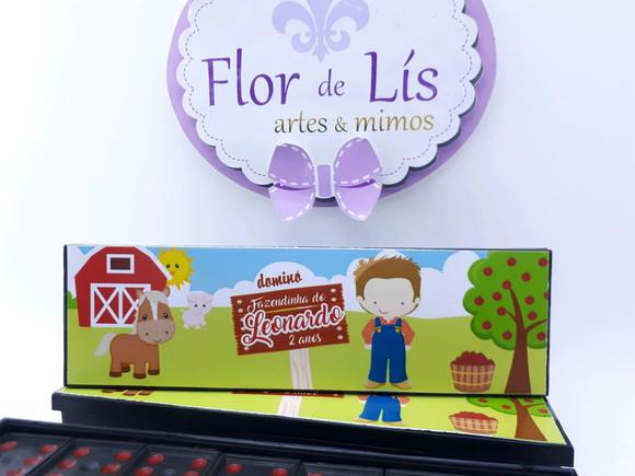 Dominó Personalizado Fazendinha Menino