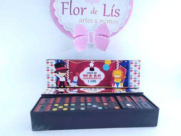 Dominó Personalizado Festa Circo Lembrancinha