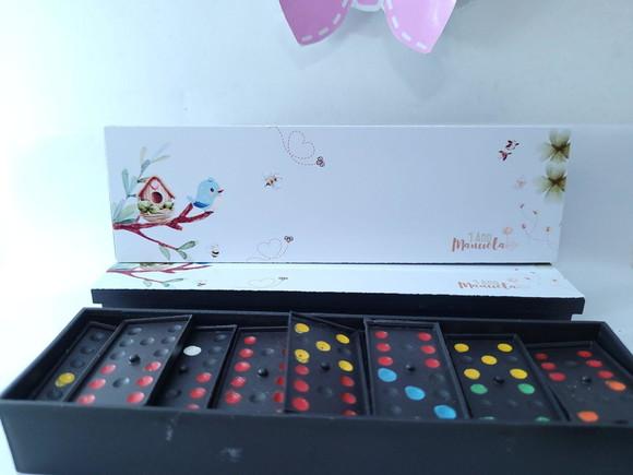 Dominó Personalizado Jardim Encantado Menino Az Lembrancinha