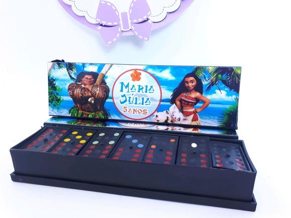 Dominó Personalizado Moana e Maui