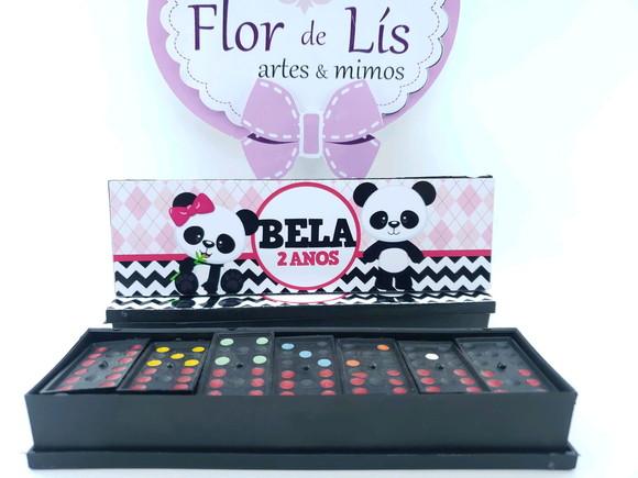 Dominó Personalizado Panda Menina