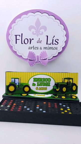 Dominó Personalizado Trator John Deere