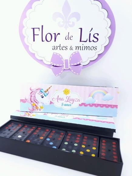 Dominó Personalizado Unicórnio