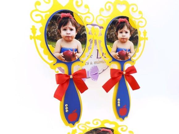 Espelho Branca de Neve em Scrap