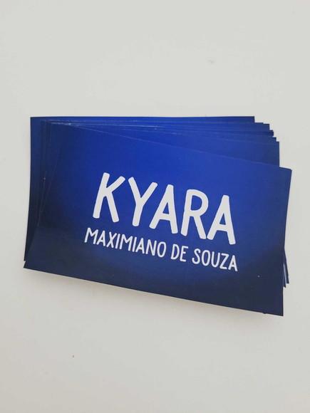 Etiqueta Escolar para Cadernos Neutra Azul 20 Unidades