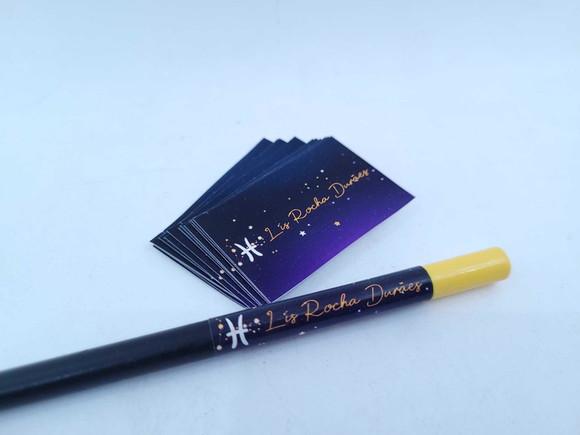 Etiqueta Escolar para Lápis Tema Signos Teen Personalizada