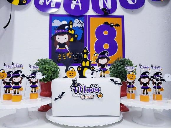 Festa em Casa Halloween Kit Personalizado