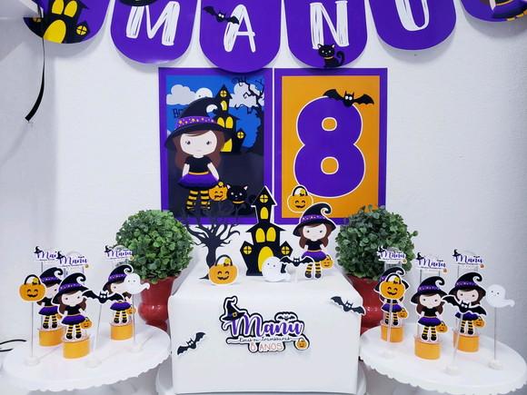 Festa em Casa Halloween Kit Personalizado